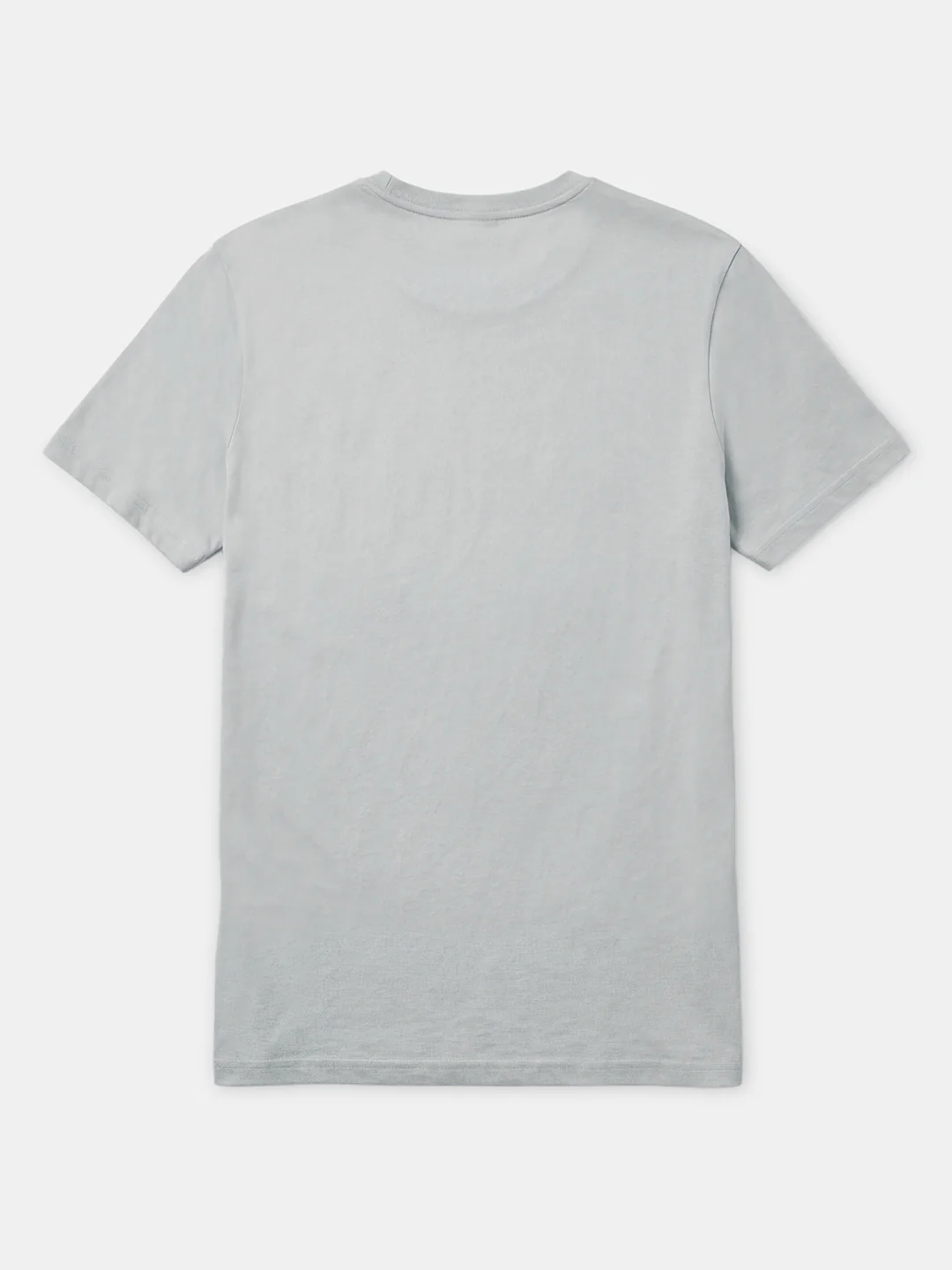 Men's 100% Organic Round Neck Cotton Regular Fit Graphic Tshirt Grey - Image 8